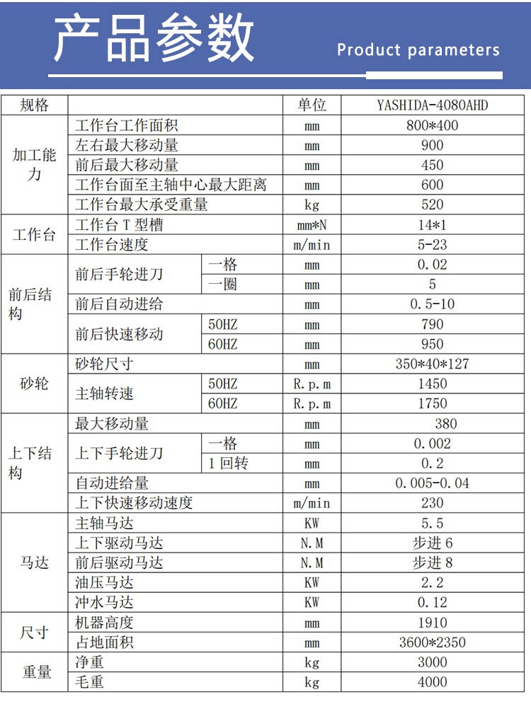 全自動(dòng)平面磨床、大水磨